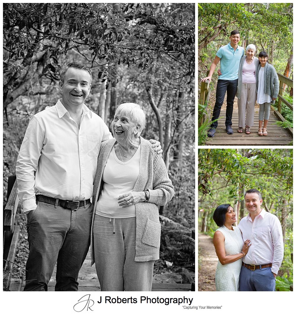 Family Portrait Photography Sydney Family Visiting from Overseas Echo Point Reserve Roseville Chase